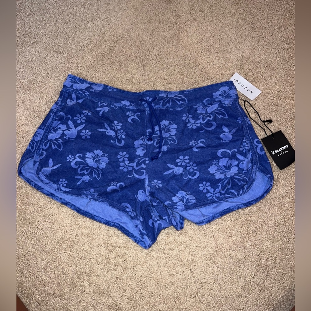 pacsun playboy terry shorts